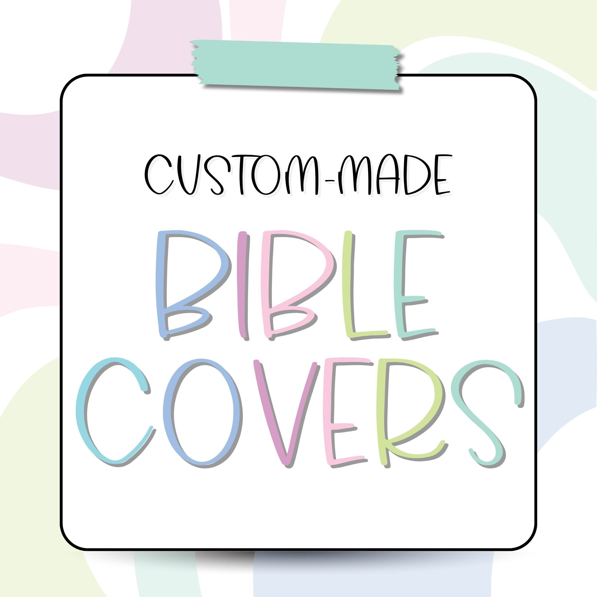 Custom Bible Covers