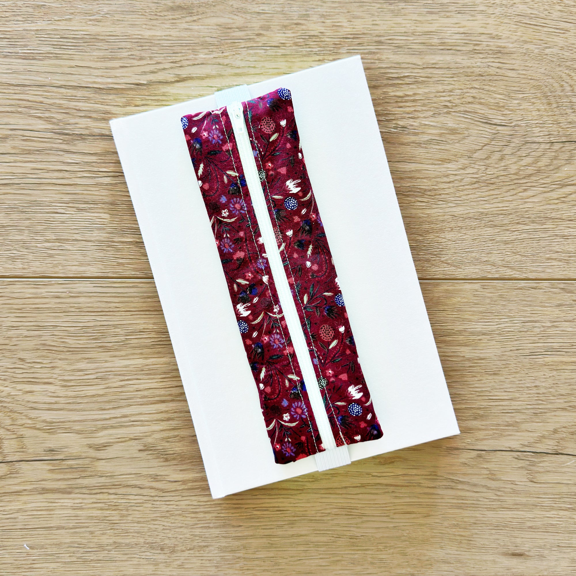 Burgundy Flowers Book Band | Large