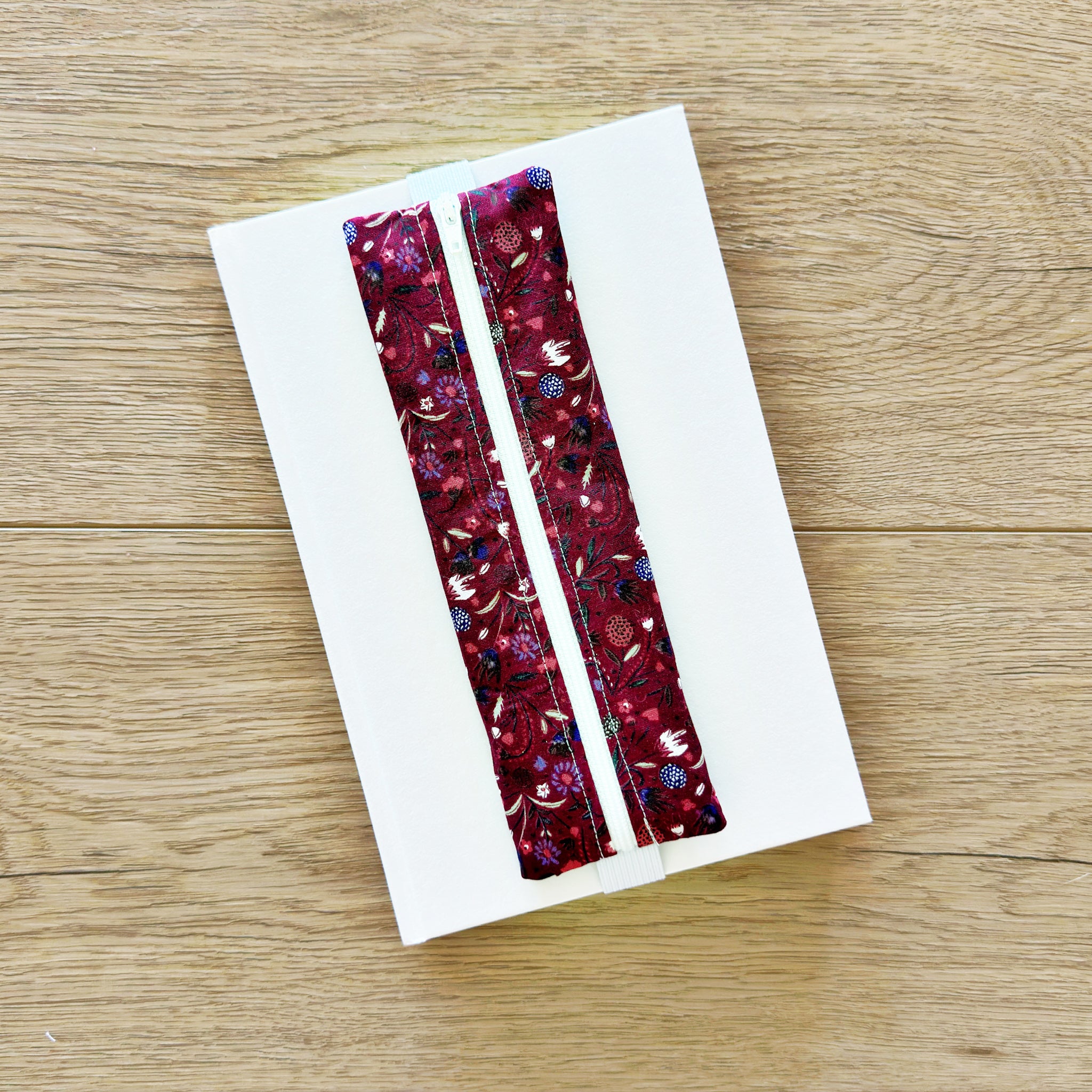 Burgundy Flowers Book Band | Large