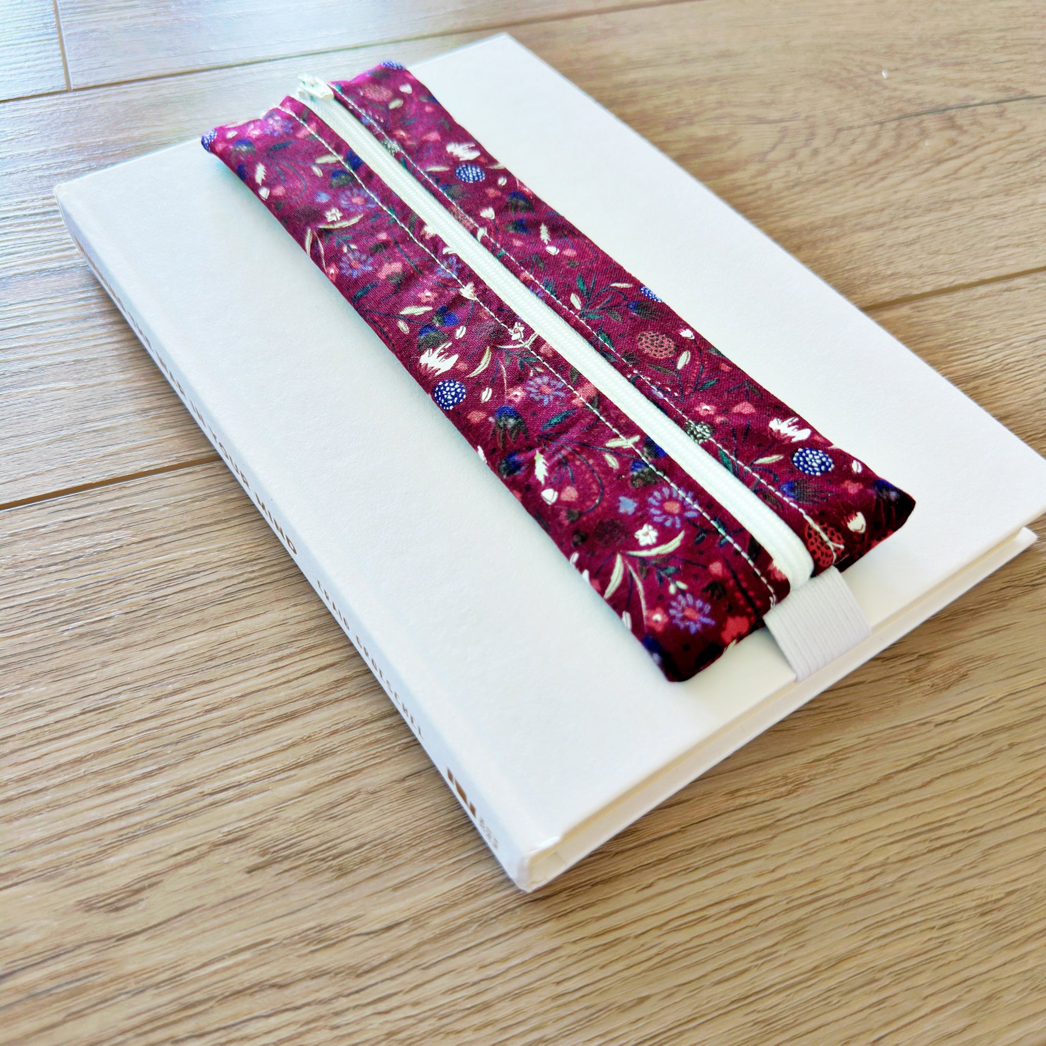 Burgundy Flowers Book Band | Large
