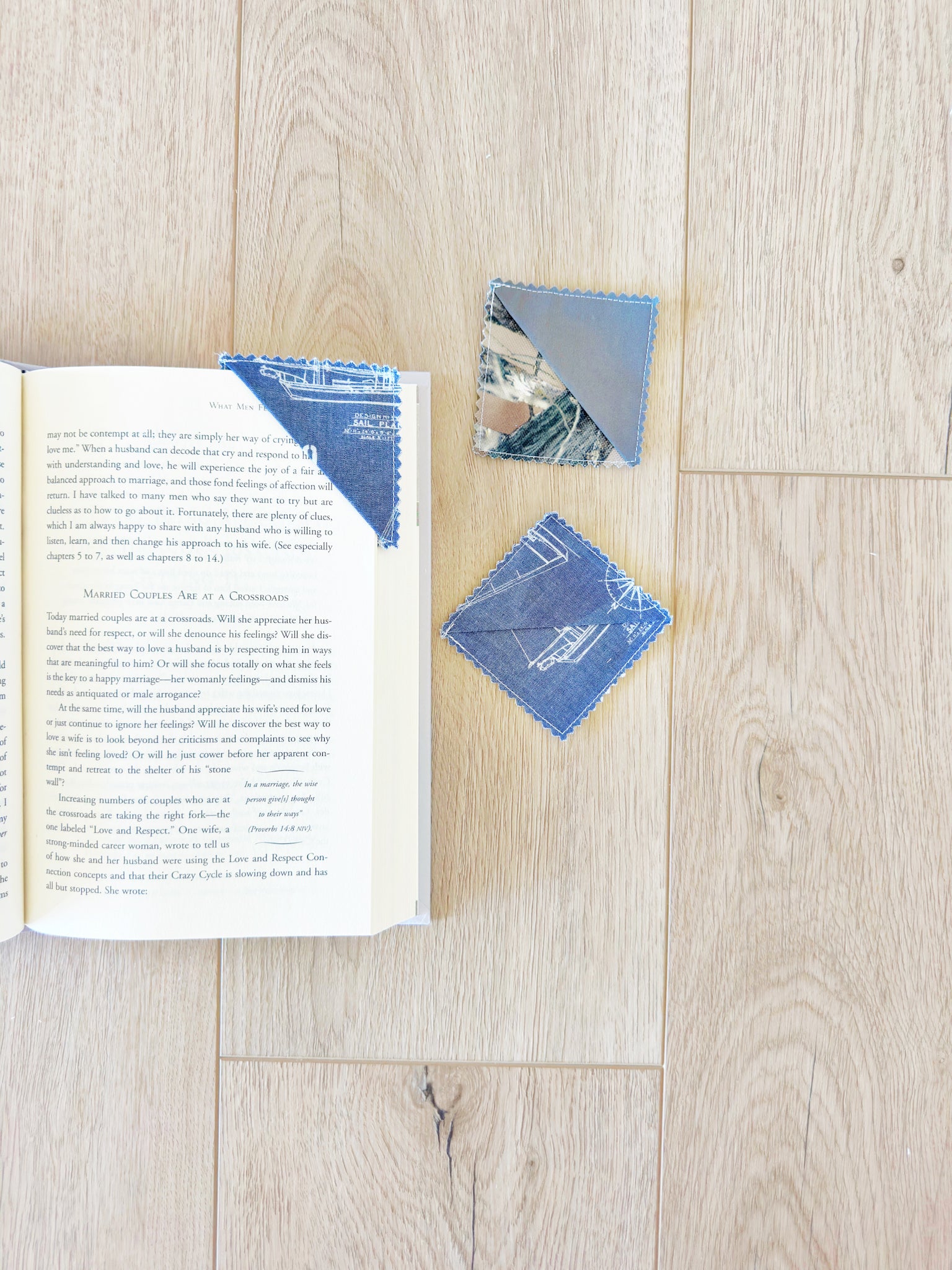 Camo & Nautical Book Marks